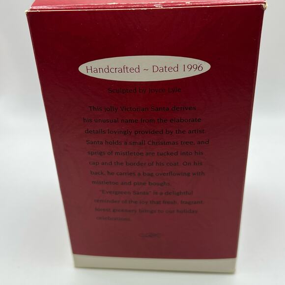 Vintage Hallmark Keepsake Ornament Special Edition Evergreen Santa 1996 - Picture 5 of 5